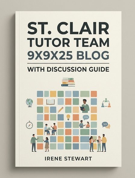 St. Clair Tutor Team 9x9x25 Blog with Discussion Guide