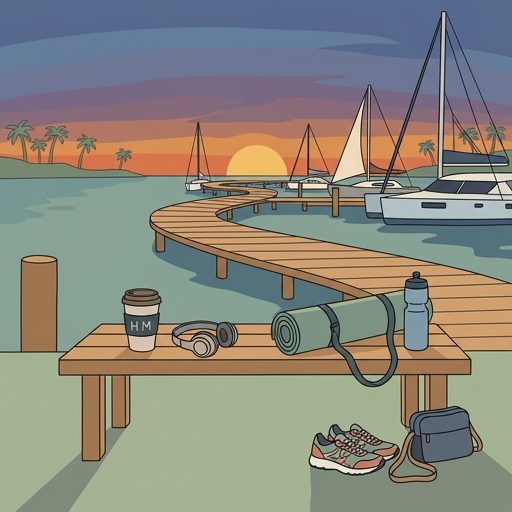 Sunset from the pier