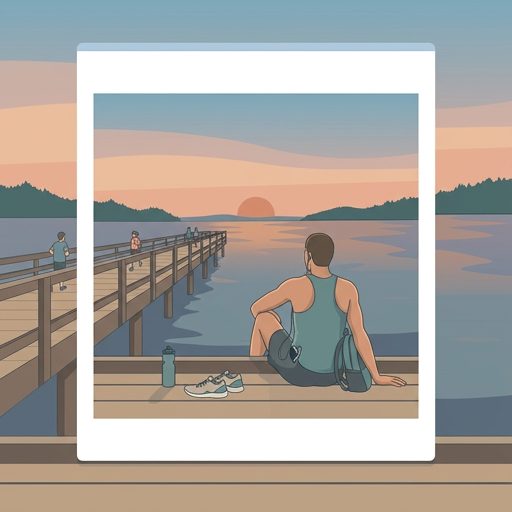 Sunset from the pier
