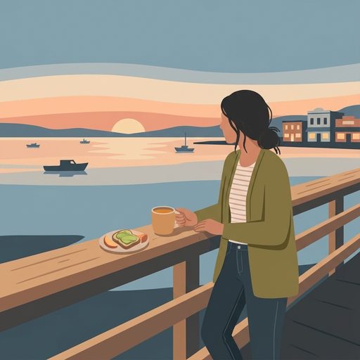 Sunset from the pier
