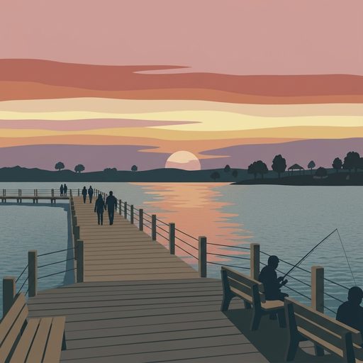 Sunset from the pier