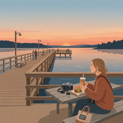 Sunset from the pier