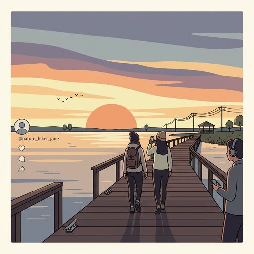 Sunset from the pier