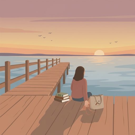 Sunset from the pier