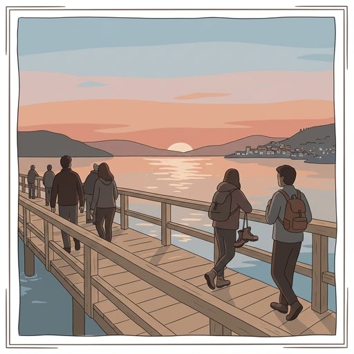 Sunset from the pier
