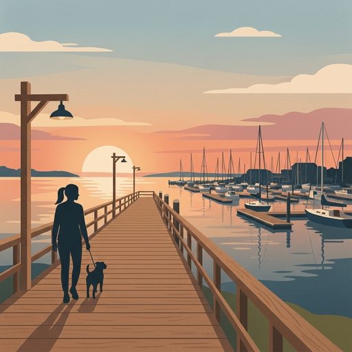 Sunset from the pier