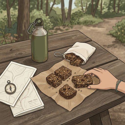 Trail snack game is strong today. Homemade energy bars for …