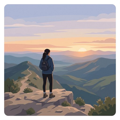 Sunrise hike to Eagle Point. Had the whole trail to...