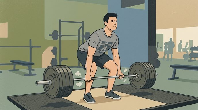New deadlift PR: 455 lbs! Months of programming paying...