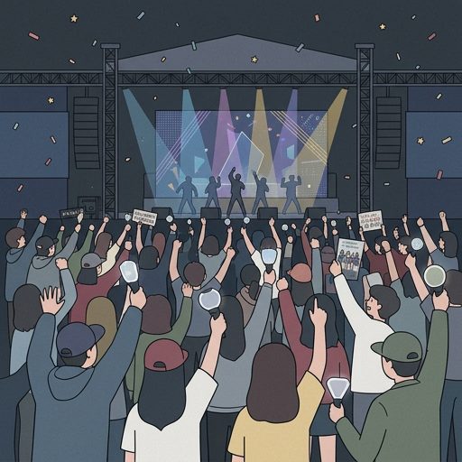 K-pop concert night! The energy was absolutely electric....